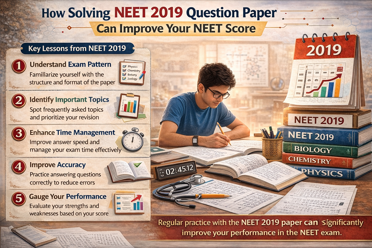 How Solving the NEET 2019 Question Paper Can Improve Your NEET Score | NEET Rank Predictor, NMC, WDOMS & MBBS in Georgia